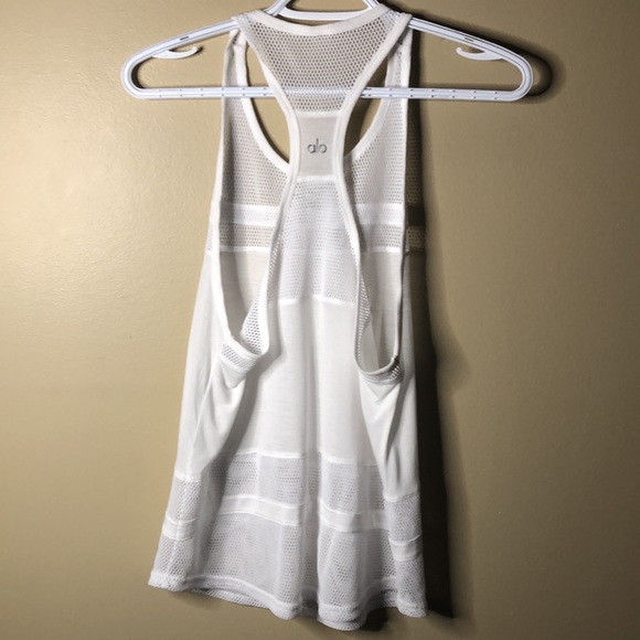 Alo white and mesh tank - Picture 2 of 3